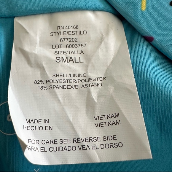 Humankind Pride Women’s Swim Top Multicolor Blue Size S NWT - Picture 6 of 9